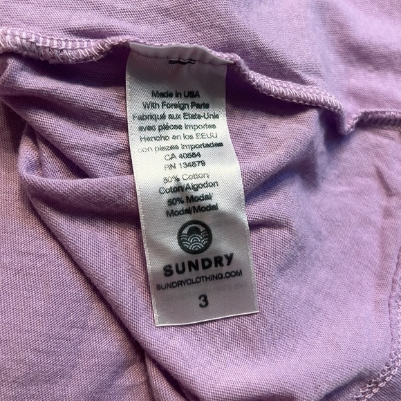 Sundry Star Long Sleeve Tee - Picture 6 of 6